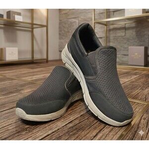 Skechers Men’s Extra Wide Air-Cooled Memory Foam Slip-On Shoes Size 9